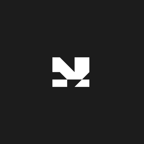 Artificial intelligence logo with the title 'Brandmark-NR2627'