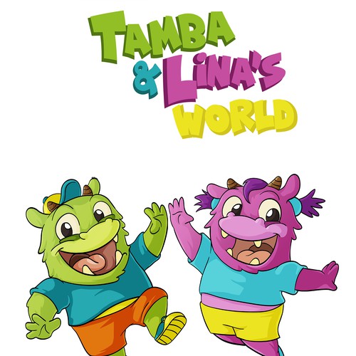 Boy design with the title 'Two friends!!'