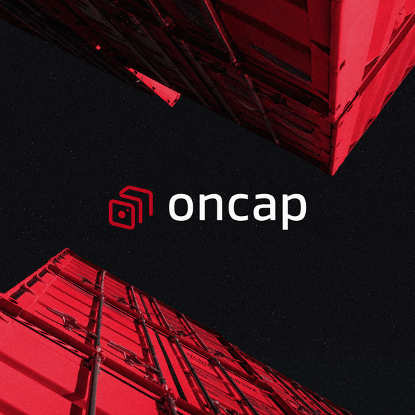 Logistics brand with the title 'Oncap | Professional Logo Brand Identity'