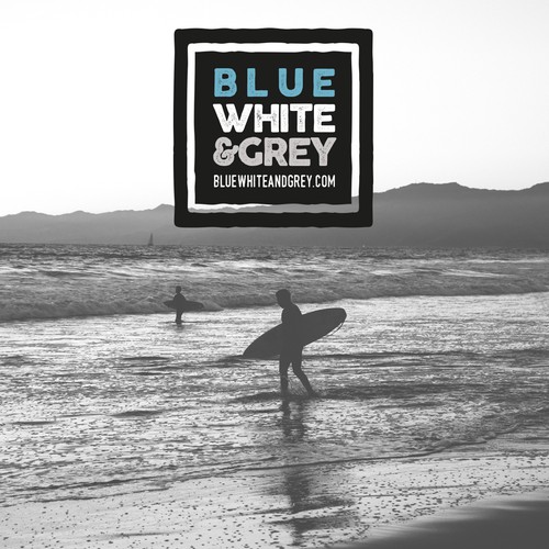 Surfing logo with the title 'Design a recognisable logo for an online Surf Clothing Store'