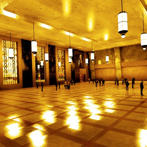 Interior design illustration with the title 'Create the next illustration for Diaz & Associates Realty'