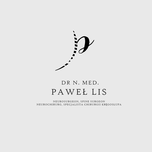 Doctor brand with the title 'Logo Concept for a Neurosurgeon '