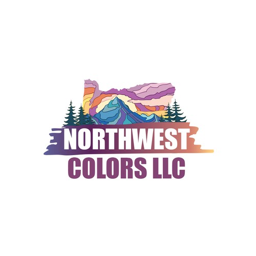 North design with the title 'Northwest Colors LLC--Logo'