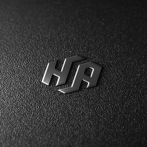 Athletic logo with the title 'Hexagon Athletics - Logo Design'