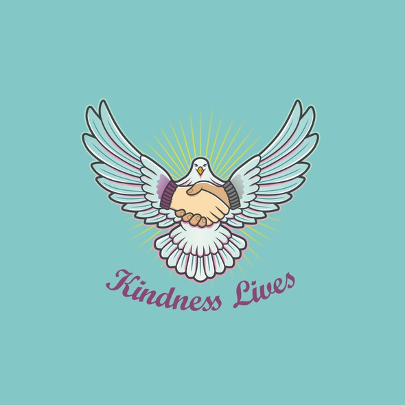 Kindness logo with the title 'kindness lives'