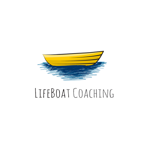 Boat logo with the title 'Life Boat Coaching'