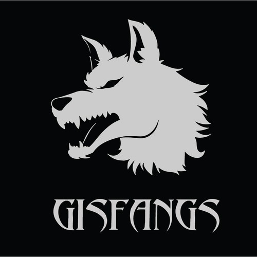 Wild illustration with the title ' Gisfangs logo'