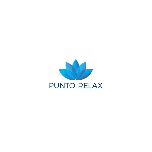 Corporate design logo with the title 'Logodesign for Punto Relax'