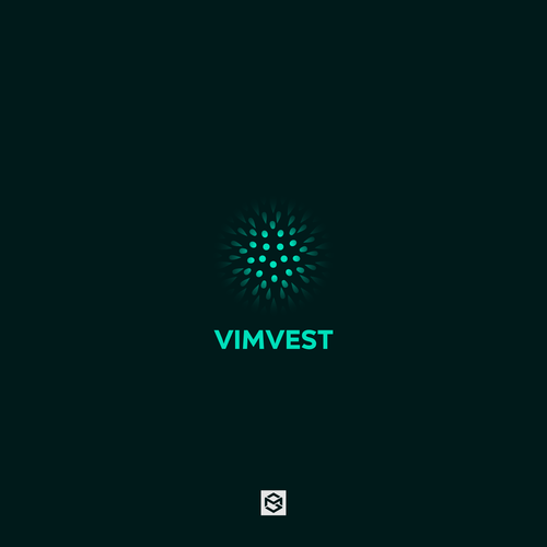 Brand logo with the title 'Bold logo for Vimvest.'
