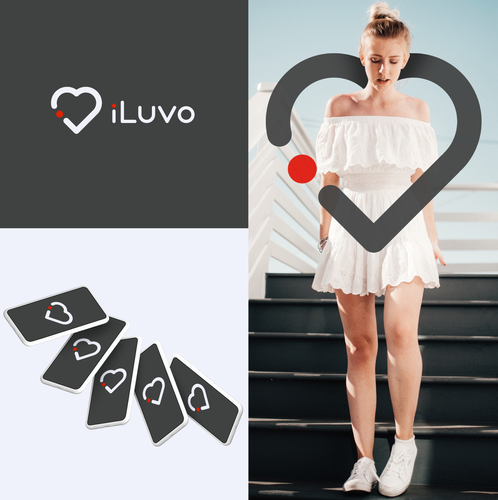 Dating app logo with the title 'iLuvo'