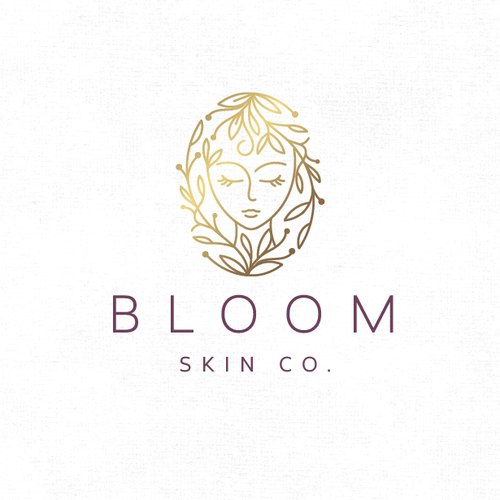 Apothecary logo with the title 'Blooming Beauty'