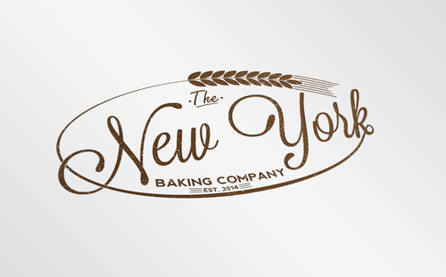 New York logo with the title 'Baking company logo'