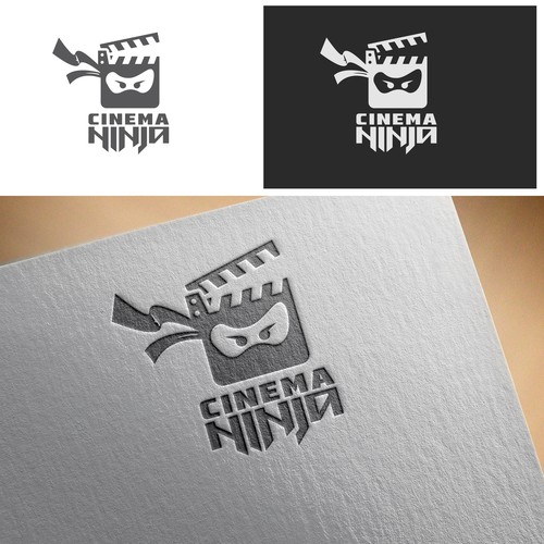 Cinema logo with the title 'Cinema Ninja'