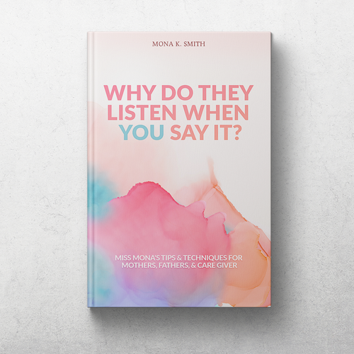 Parenting book cover with the title 'Book Cover'