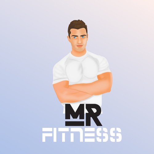 Minimal illustration with the title 'Mr Fitness'