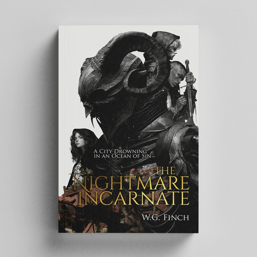 Book cover with the title 'Book Cover for The Nightmare Incarnate'