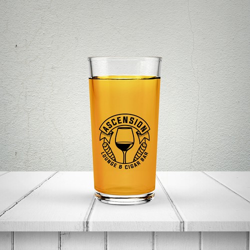 Bar logo with the title 'logo concept for Ascension'