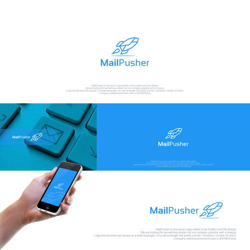 Mailbox logo with the title 'MailPusher'