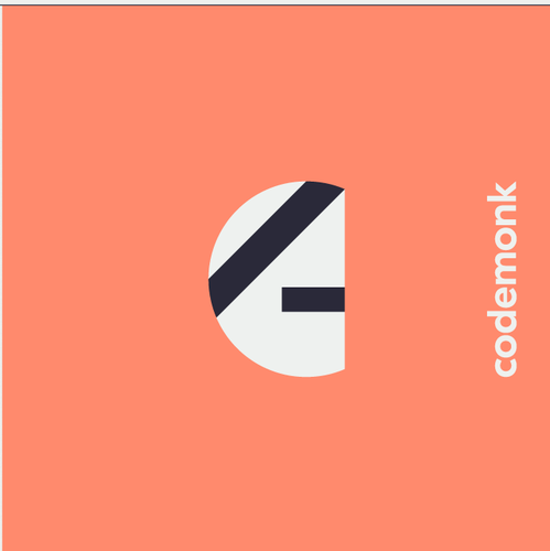 Monk logo with the title 'Codemonk Logo'