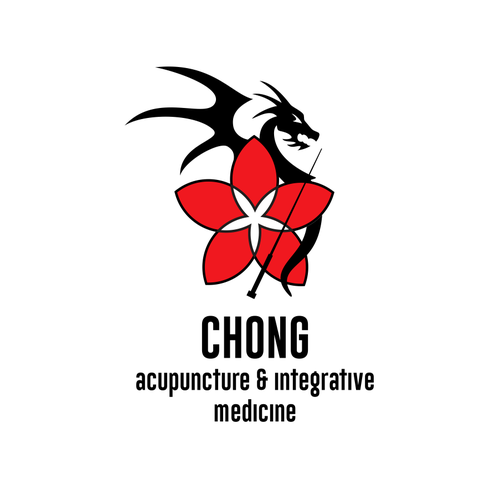 Needle logo with the title 'Acupuncture Dragon'