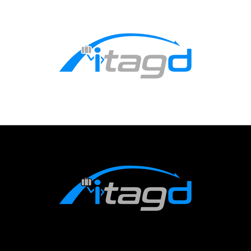 Luggage logo with the title 'itagd logo design'