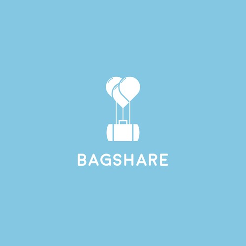 Sharing logo with the title 'Flying bag'