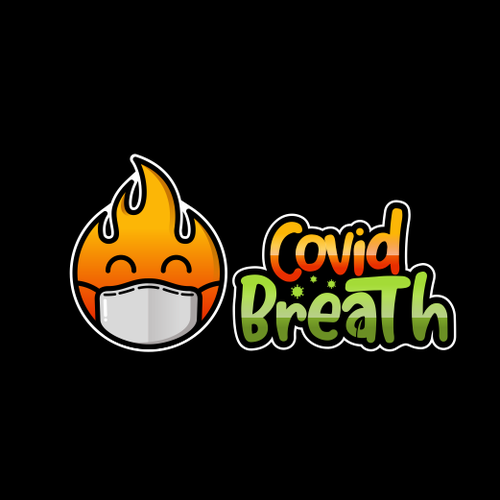 Animation effects logo with the title 'Covid Breath'