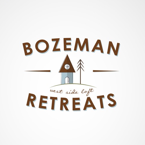 Hut logo with the title 'Retreat Concept'