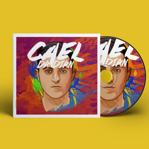 Album design with the title 'Pop/R&B/Hip-hop Album Cover'