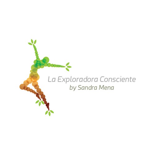 Holistic logo with the title 'exploradora'