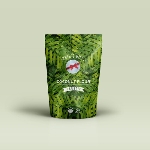 Biology logo with the title 'Create the coolest Organic Coconut Flour bag on the market.'