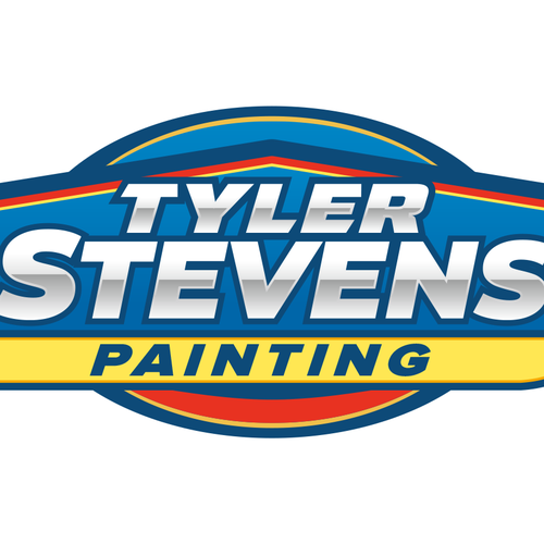 Painting logo with the title 'Painting logo concept'