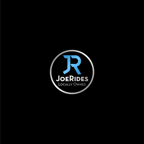 Black logo with the title 'Joe Rides'