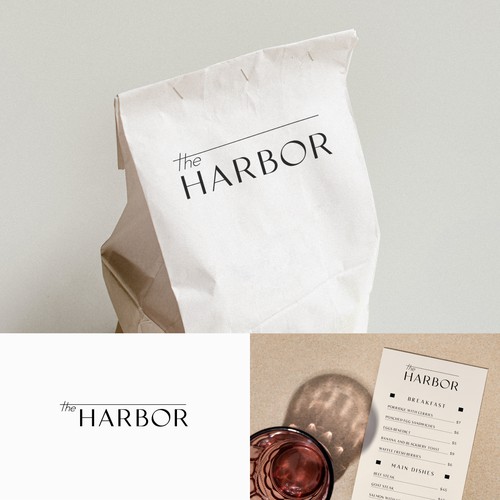 Harbor logo with the title 'Wordmark Logo for restaurant'