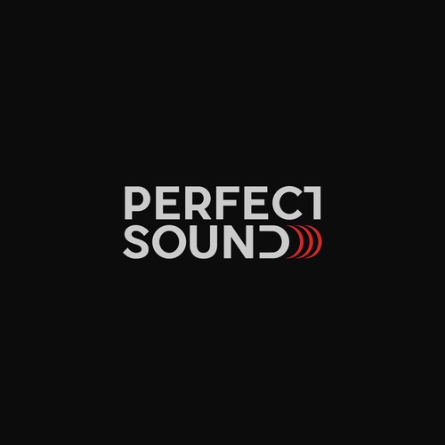 Sound brand with the title 'Bold logo for sound equipment'