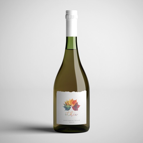 Modern label with the title 'Ethic'