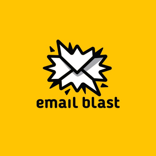 Communication logo with the title 'Creative Blast Mail'
