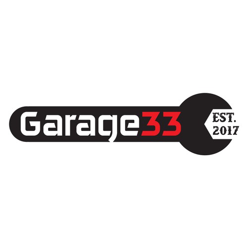 Wrench logo with the title 'Garage 33 Wrench Logo'
