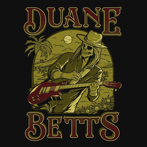 Skull illustration with the title 'Illustration'