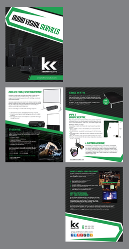 Lighting design with the title '4 Page Product Overview'