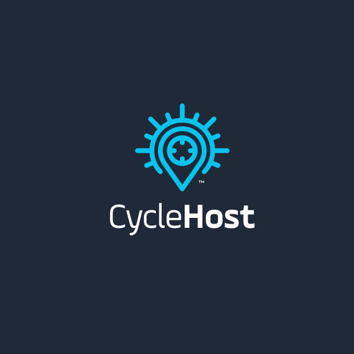 Compass design with the title 'Cycle Host'