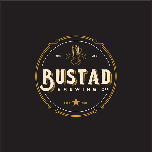 Typeface design with the title 'Create a playful logo for an upcoming craft brewery!'