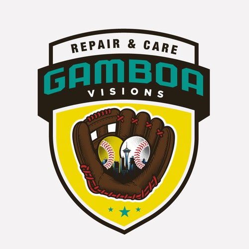 Glove logo with the title 'Gamboa Visions '