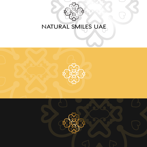 Flower shop logo with the title 'simple luxury and clean'