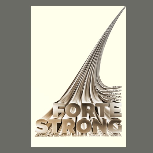 Typography artwork with the title 'Typographic Poster'