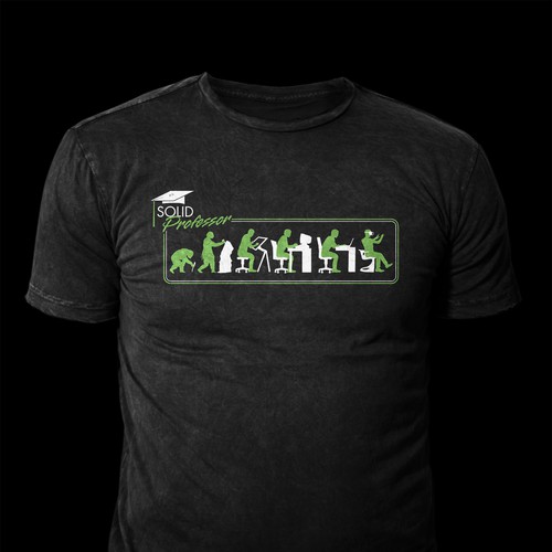 Evolution design with the title 'Solid Professor'