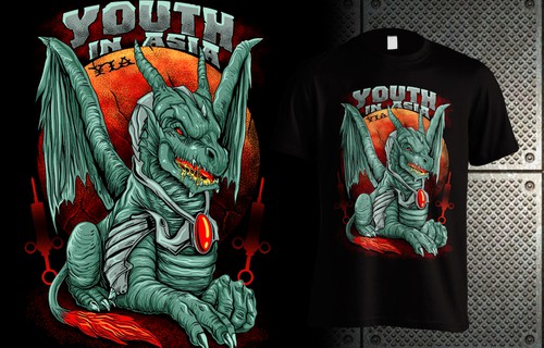 Dragon t-shirt with the title 'Dragon Tees'