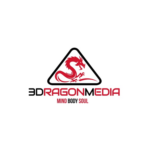 Mythology logo with the title '3Dragon Media'
