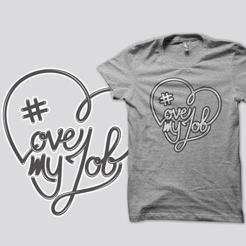 Typographic t-shirt with the title 'logo t-shirt'