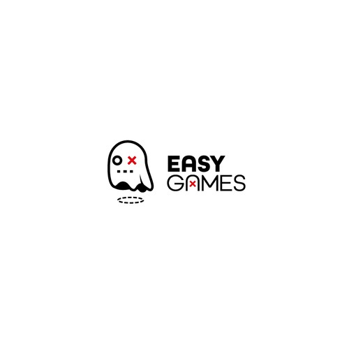 Ghost logo with the title 'Easy Games'